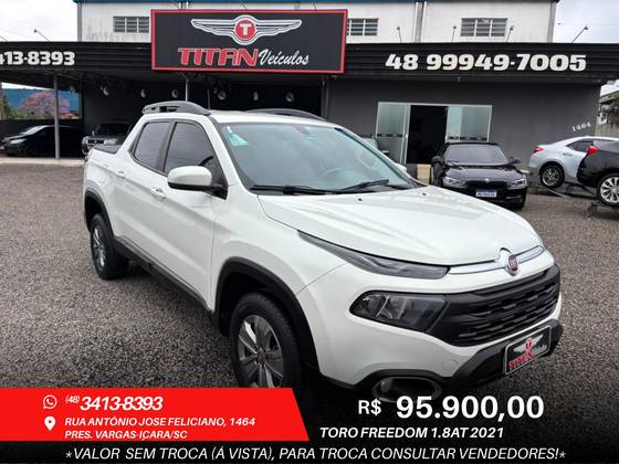 FIAT TORO 1.8 16V EVO FLEX FREEDOM AT6 FIAT TORO 1.8 16V EVO FLEX FREEDOM AT6